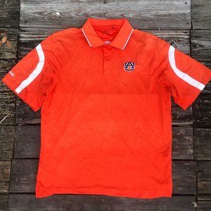Auburn Tigers Football Orange Athletic Polo Shirt
